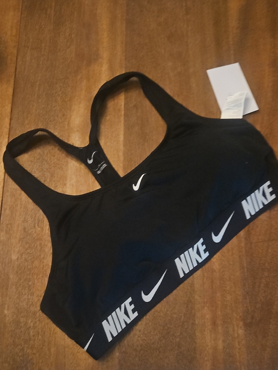 Nike Other - Nike Black Sports Bra with Branded Elastic Band X-large Razor Back